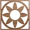 Ekena Millwork Blume Wood Fretwork Pierced Ceiling Medallion, Walnut, 22"OD x 7 5/8"ID x 1/4"T CMWP22X22X0250BLWA - alternate 1